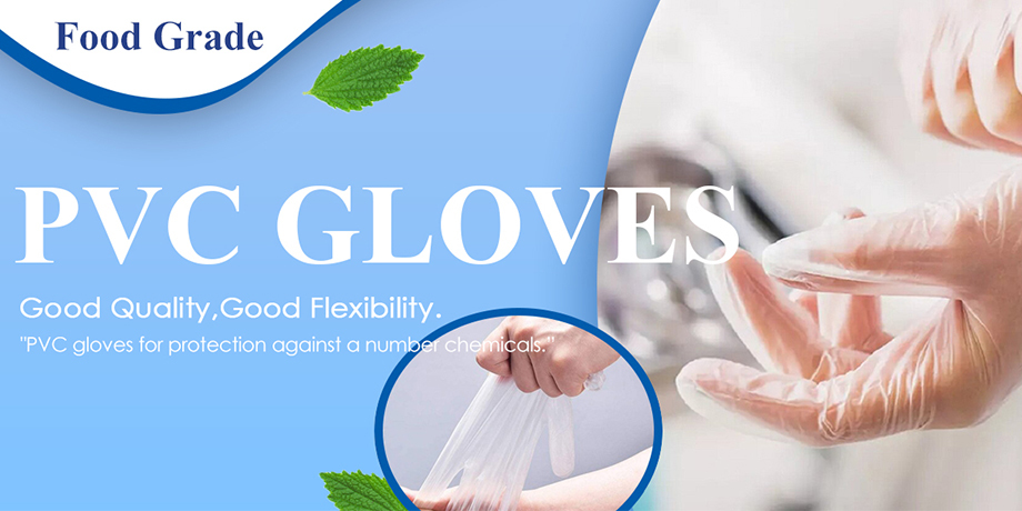 Durable Powdered Vinyl Gloves Easy Donning Latex Free Powdered Gloves 4 Mil