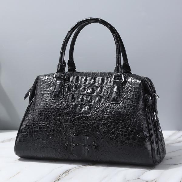 Genuine Crocodile Skin Lady Purse Authentic Real Alligator Leather Female Handbag Long Strap Women's Large Shoulder Bag