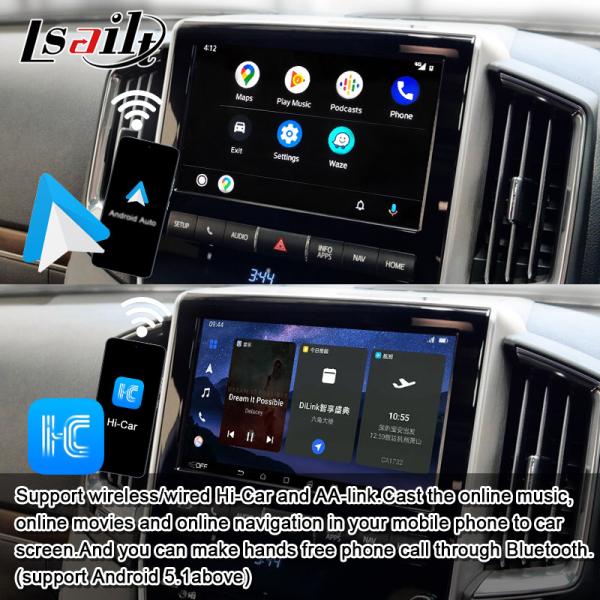 Lsailt 8+128GB Android Инфоразвлекательный интерфейс для Land Cruiser 2013-2021 LC200 с беспроводным CarPlay, NetFlix, YouTube