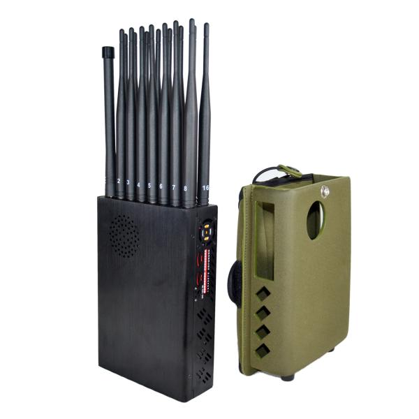 12000mAh 2.5dBi Cell Phone Signal Jammer AC110V With Nylon Cover