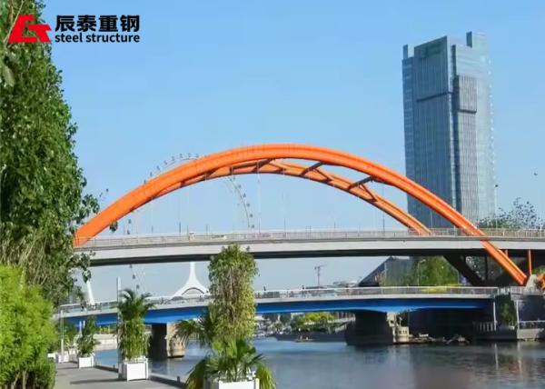 Prefabricated Steel Structure Truss Bridge Construction Hot Dip Galvanized