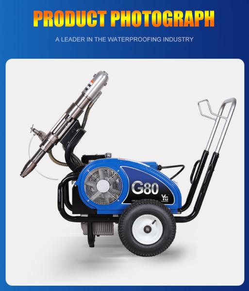 Electric Gas Diesel Waterproof Coating Spray Machine Epoxy Polyurethane Sprayer