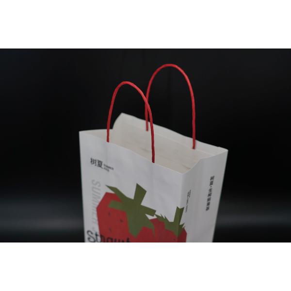 Discounted Custom Retail Paper Bags White Printing Cardboard Shopping Bags