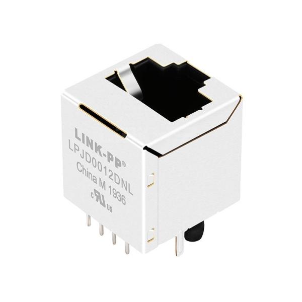 X Multiple XRJV-01V-0-D12-080 Compatible LINK-PP LPJD0012DNL 10/100 Base-T Without LED Vertical RJ45 Female PCB Connector