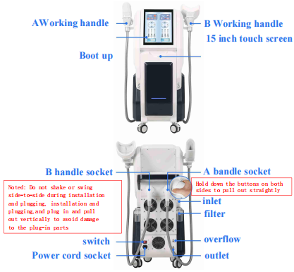 Four Channel Sculpture 360 Degree Cryolipolysis Machine For Body Slimming