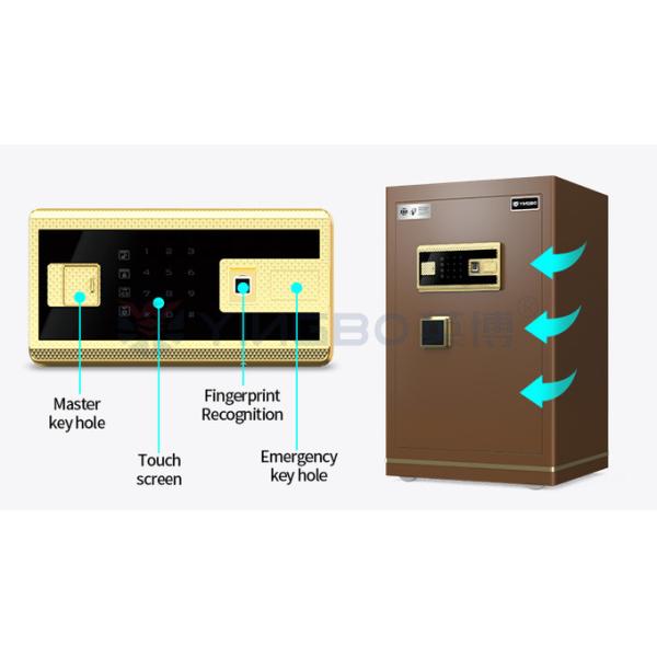 Smart Fingerprint Lock Safe Box For Office Security 39kg YB/N7-70