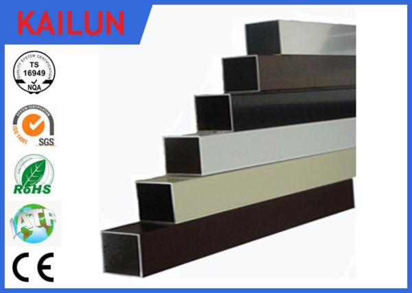 2 Inch Extruded 50mm Aluminium Tube Of Square Shape , Cutting 6061 T5 Aluminum Rectangular Tube