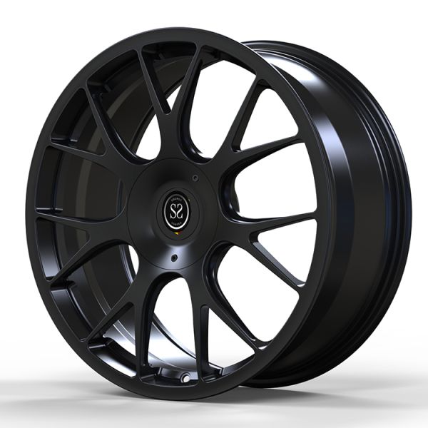 BMW X3M Competition 2020 year Custom Forged Rims 22X10 and 22x11 Satin Black