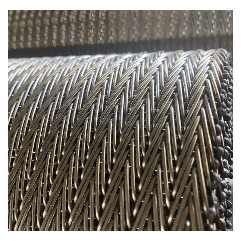 High Temperature 310S Stainless Steel Compound Balance Weave Conveyor Belt for Annealing Furnace 1150C