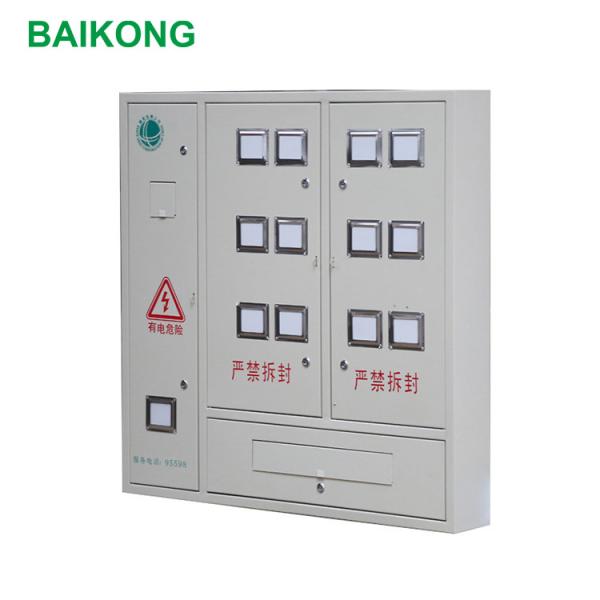 660V 12 Bit Electric Meter Box Cabinet Stainless Steel Electrical Distribution Cabinet