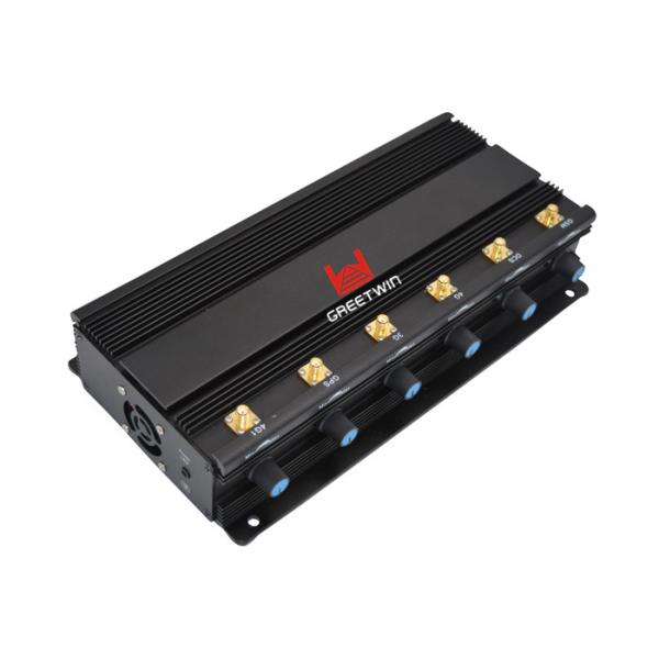 Military standard Six Antennas 4G  WiFi GPS  Signal Jammer For Examination Room