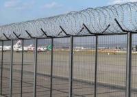 fil enduit 5.2m en plastique Mesh Panels Airport Security Mesh de 4.0m clôturant des panneaux