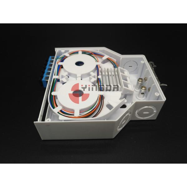 Коробка прекращения оптического волокна 12 портов СК, АБС коробки прекращения ДИН