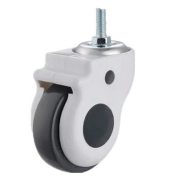 threaded stem swivel TPR medical castors 3 inch