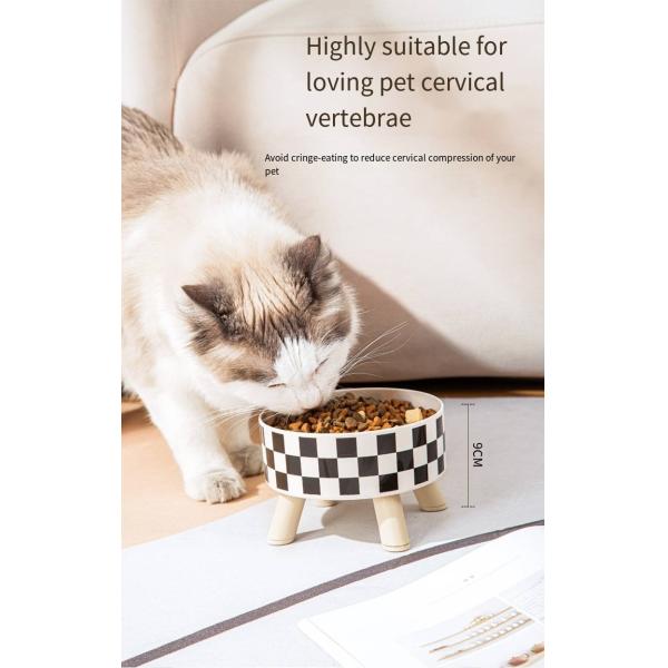 Животные из нержавеющей стали Повышенная однослойная миска Анти-ударная нескользящая миска Большая емкость Анти-червенный позвоночник Пищевая миска для собак