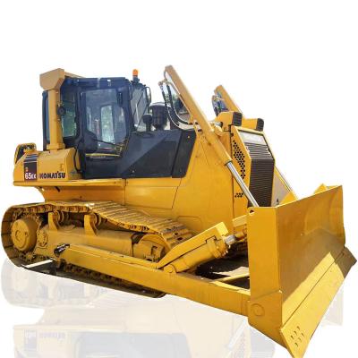 Japanese Original D65EX Used Komatsu Bulldozer 153kw Rated Power High Efficiency
