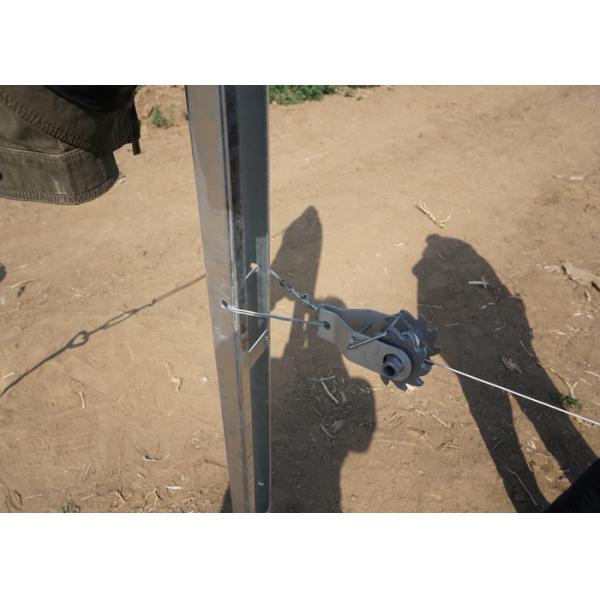 Professional C Type Grape Vine Posts / Metal Support Posts High Rigidity