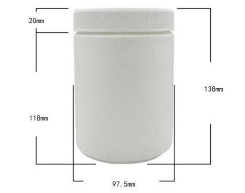 750ml PP Cosmetic Jar Customized Body Cream Jar