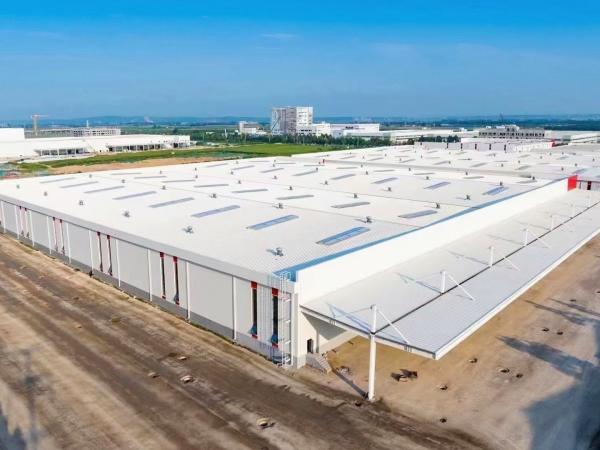 Cuadro de portal Estructura prefabricada de acero pintura anticorrosiva en caliente galvanizado