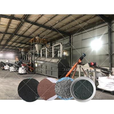 Máquina de reciclagem de resíduos de baterias de 500 kg/h com alta taxa de separação 96-99,99%