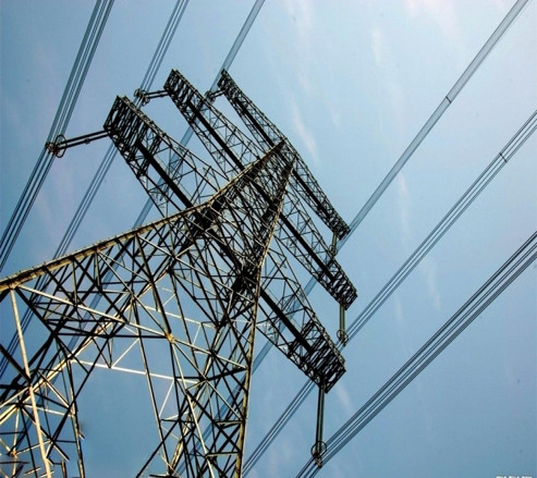 Torre da transmissão do pilão da estrutura de Q245 Q355 Electric Power