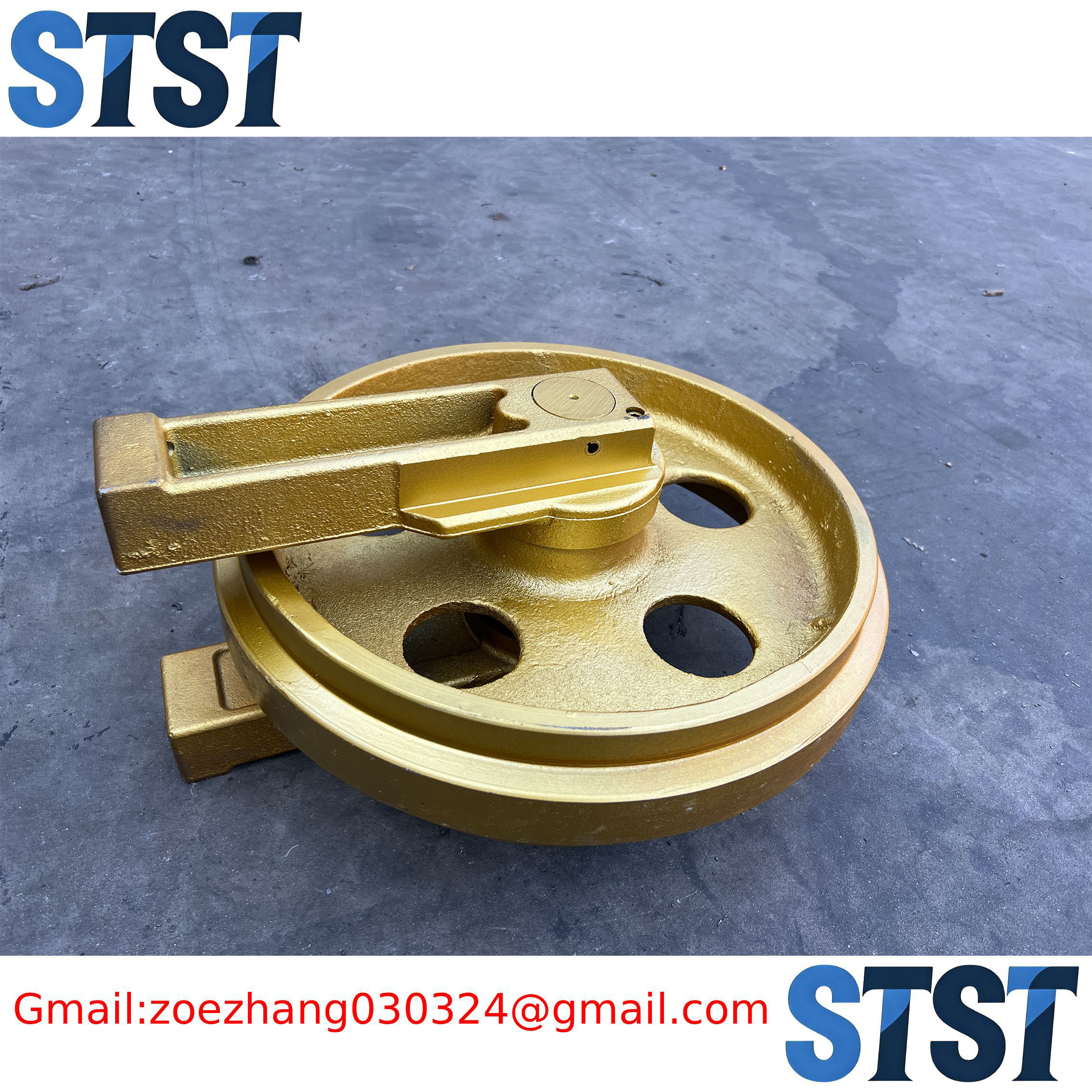 Precision Seal Groove Excavator Idler  High Contact Surface Durability PC100