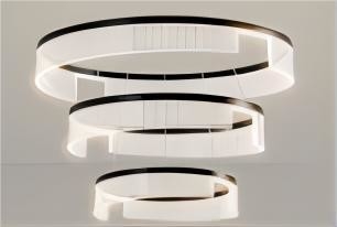 Акриловые современные светодиодные потолочные люстры для гостиной ресторана