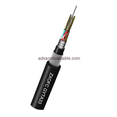 Stranding Aerial Underwater Fiber Optic Cable 72 Core Singlemode G657A