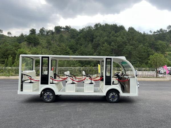 Battery Power Transmission 14 Seats Electric Vehicle Sightseeing Bus Electric Cart For Adult And Kids