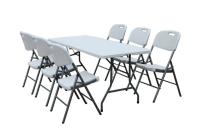 Tableau de pliage campant portatif extérieur de réception en plein air de table de salle à manger
