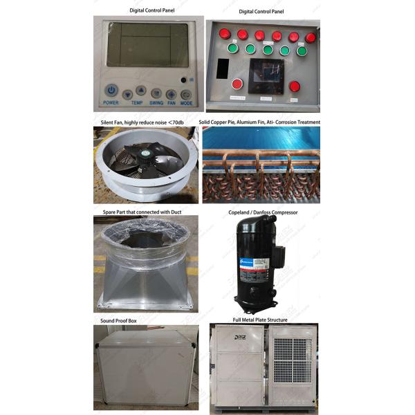 Full Metal Structure New Packaged Tent Air Conditioner Rooftop Outdoor Event Use