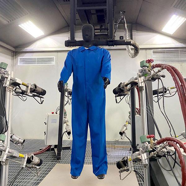 ISO 13506 ASTM F 1930 Protective Clothing Tester Burning Dummy Tester For Personal Protect Equipment
