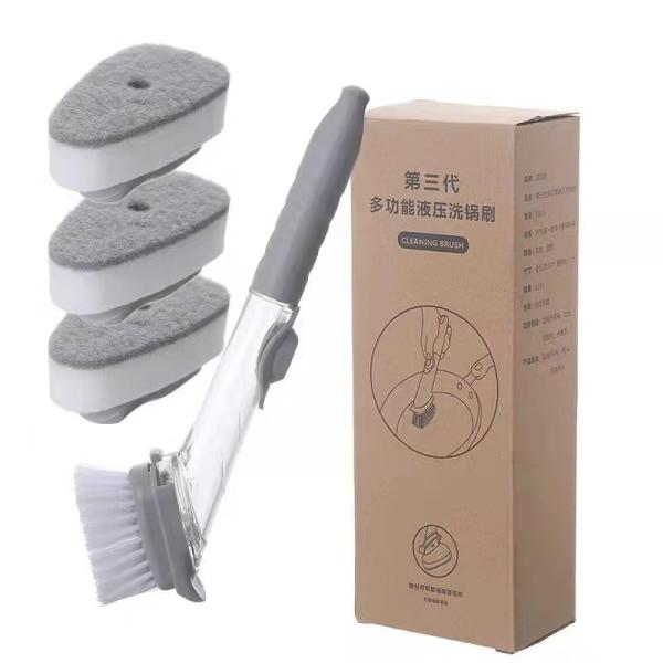 Kitchen Tools Cleaning Brushes Long Handle Brush for Dishwashing and More