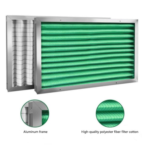 Industrial Air Filtration Systems G1 G4 Pleated Panel Air Pre Filter for Customizable Filtration