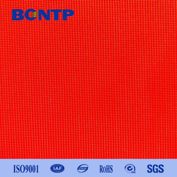 PVC Mesh Fabric PVC Vinyl Coated Polyester Mesh Fabric In Rolls Fluorescent Orange mesh fabric