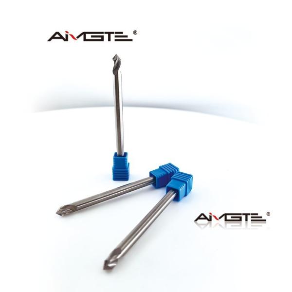 6mm 2枚刃 超硬ロングシャンク面取りカッター リーチエクステンデッド アルミニウム高速CNC加工用 45° 60° 90° 角度オプション