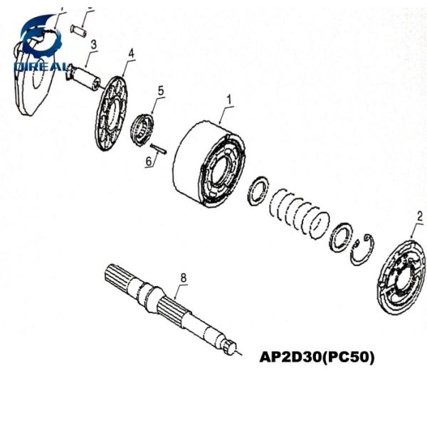 AP2D36  Excavator Main Hydraulic Pump Spare Parts