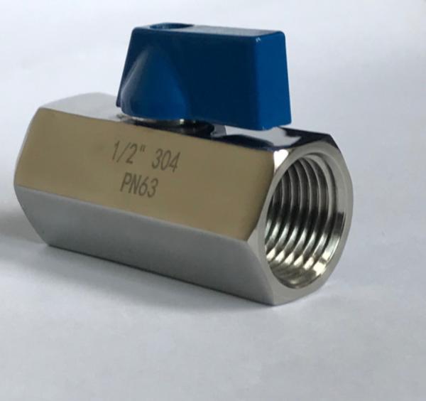 Anodized 1 / 2 Inch Ss304 Female Thread Casting Ball Valve