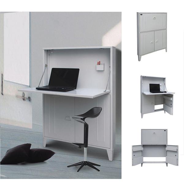 France Style Home Steel PC Desk Metal Home Storage Furniture