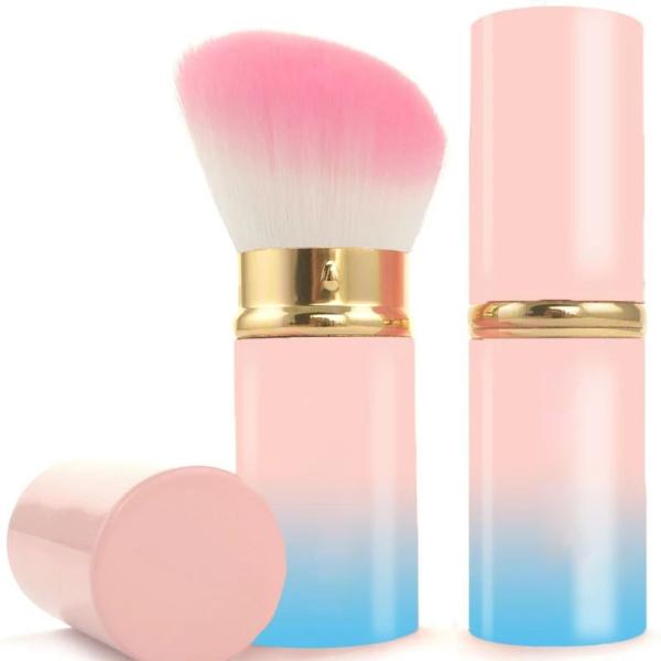 Single Gradual Color Oblique Angle Powder Makeup Brush 16cm Length