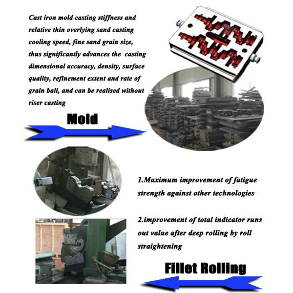 8944436620 4JB1 Isuzu Crankshaft , Forged Steel Crankshaft HRC46-58