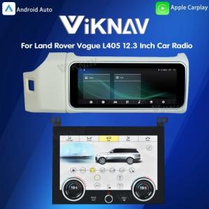 Viknav 12.3 インチタッチスクリーン カーラジオとAC ランドローバー レンジローバー ヴォーグ L405 2013-2017 マルチメディアプレーヤ