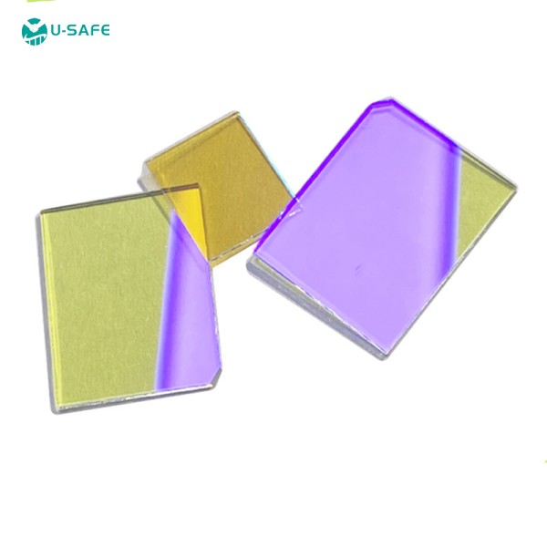 High Transmittance Performance Optical Elements Precision Dichroic Mirror With IAD Multilayer Dielectric Coating