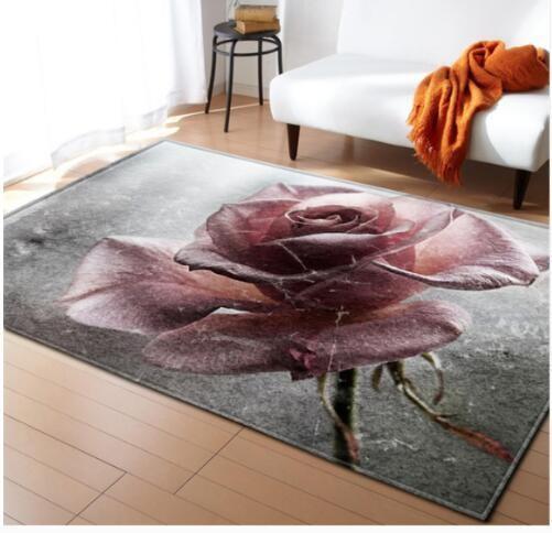 Living room large carpet, bedroom floor mat, scenic, artistic, cute, non slip decorative, and cold insulation mat