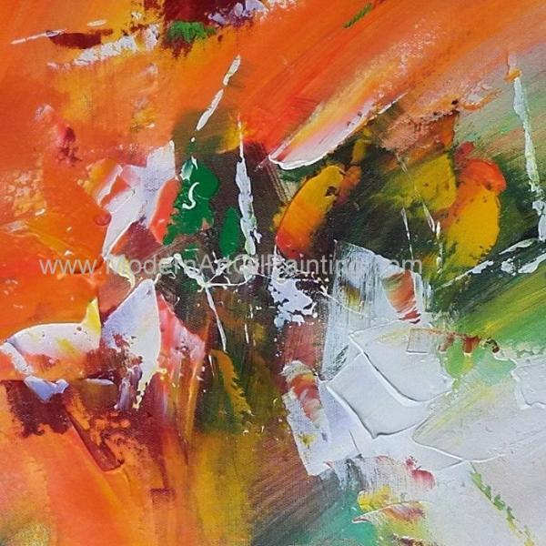 Decorative Hand - Painted Palette Knife Painting Acrylic, Modern Landscape Painting