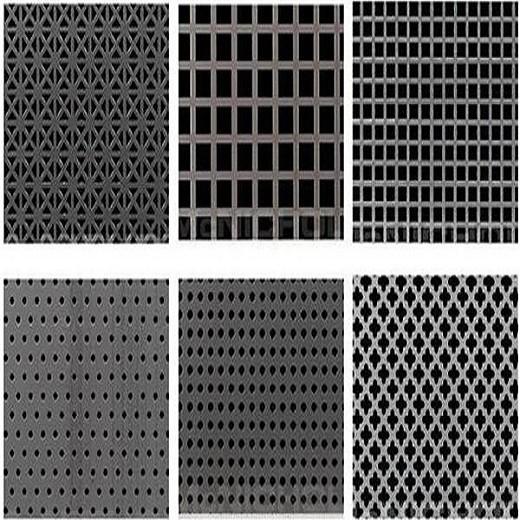 5052 H25 Aluminum Perforated Sheet Metal Round Hole Shape 1220mm Width