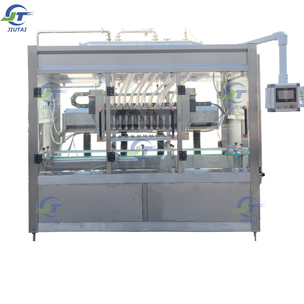Full Automatic Tracking Spirit Bottle Filling Machine for Coconut Juice Pet Bottle With Conveyor and Hopper