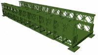 Acier provisoire vert de catégorie galvanisé par immersion du pont Q345B-Q460 d'Ot Bailey