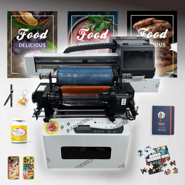 CE/UKCA/ROHS UV Ink With Continuous Ink Supply And CMYKWV Epson XP600*2 Inkjet Printers