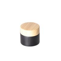 Bouteille de crème portable de 10 g avec un bouchon en bois pour les soins personnels